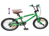 BMX Bike 18 Inches for 7-10 Years Old Green 42009733