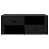 TV Cabinet Black Oak 100 x 35 x 40 cm Engineered Wood 881014