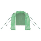 Greenhouse with Steel Frame Green 4 m 2x2x2 m 364073
