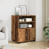 Rolling Cabinet Old Wood 60x48x81 cm Engineered Wood 853171
