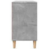 Bathroom Cabinet Concrete Grey 80x33x60 cm Engineered Wood 857132