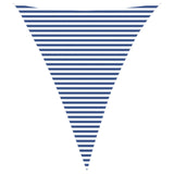 Sun Shade Sail Blue and White 4 x 5 x 5 m 100% Polyester Oxford 42031188
