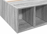 Bed Frame without Mattress Grey Sonoma 75x190 cm Small Single 3280627