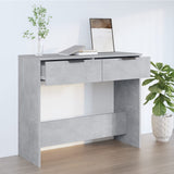 Console Table Concrete Grey 90x36x75 cm Engineered Wood 811335