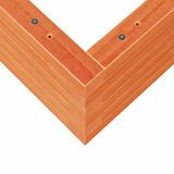 Garden Planter Wax Brown 50x50x23 cm Solid Wood Pine 847185