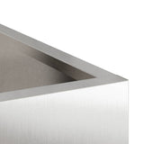 Garden Planter Stainless Steel 32 x 32 x 40 cm Stainless Steel 876347