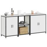 Kitchen Storage Set HATTEM 3 pcs White Cold-rolled Steel 3392702