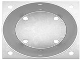 Round Ground Anchor 12 pcs Silver 15 x 15 x 15 cm Metal 42030123