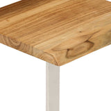 Nesting Tables 3 pcs with Live Edge Solid Wood Acacia 372761