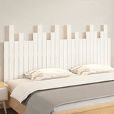 Wall Headboard White 166x3x80 cm Solid Wood Pine 824809