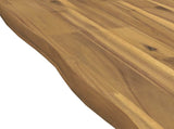 Live Edge Table Top 150 x 20 x 3.5 cm Rectangular White 938382