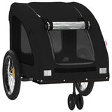 Pet Bike Trailer Black Oxford Fabric and Iron 93989