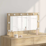 Vanity Mirror Rectangular Sonoma Oak 80 x 45 x 18 cm 868319