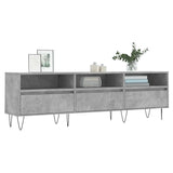 TV Cabinet Concrete Grey 150x30x44.5 cm Engineered Wood 831280
