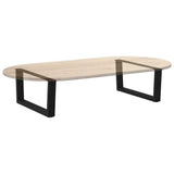 Coffee Table Legs V-Shape 2 pcs Black 70x cm Steel 4012616