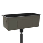 Handmade Kitchen Sink Black Stainless Steel 51505