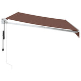 Automatic Retractable Awning Brown 350x250 cm 3215709