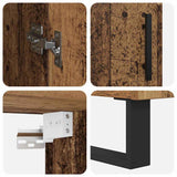 Highboard 2 pcs Old Wood 69.5 x 34 x 180 cm 3415811