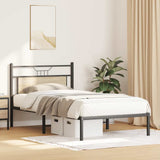 Bed Frame without Mattress Sonoma Oak 107x203 cm Engineered Wood 4106788