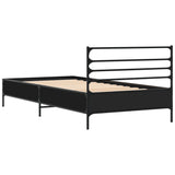 Bed Frame without Mattress Black 90x200 cm 845582