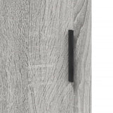 Highboard Grey Sonoma 69.5x34x180 cm Engineered Wood 3189979