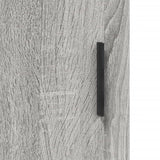 Highboard Grey Sonoma 69,5x34x180 cm Engineered Wood 3198679
