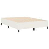 Platform Bed Frame Cream 140 x 200 cm Fabric 3337414