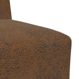 Modular Sofa Unit Armless Brown 55 x 74 x 82 cm 4108508