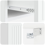Bedside Cabinet 2 pcs White 49 x 34.5 x 20 cm Engineered Wood 897936