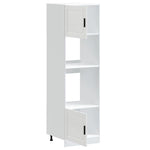 Oven Cabinets 2 pcs Porto White Engineered Wood 3315051