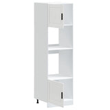 Oven Cabinets 2 pcs Porto White Engineered Wood 3315051