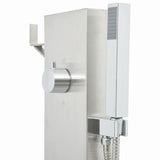Garden Shower Faucet 110 cm Stainless Steel 48206
