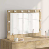 Vanity Mirror Rectangular Sonoma Oak 80 x 55 x 18 cm 868295