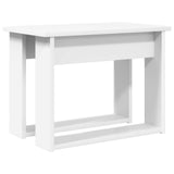 Coffee Table Set 2 pcs White Engineered Wood 8000124