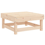 ZNTS 7 Piece Garden Lounge Set Solid Wood Pine 3186354