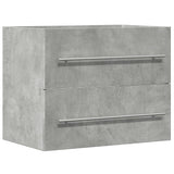 Sink Cabinet Concrete Grey 60x38.5x48 cm Engineered Wood 856224