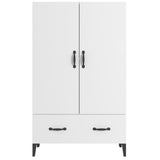Highboard White Engineered wood Tall Highboard Rectangular 812537