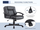 Office Chair, Computer Desk Chair, Mid Back Executive Chair with Adjustable Height and Swivel T3398P330432
