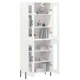 Highboard White 69.5x34x180 cm Engineered Wood 3198281