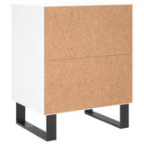 Bedside Cabinets 2 pcs White 40x30x50 cm Engineered Wood 826797