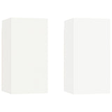 4 Piece TV Cabinet Set White Engineered Wood 3114310