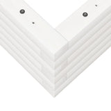 Garden Planter White 110x60x23 cm Solid Wood Pine 847239