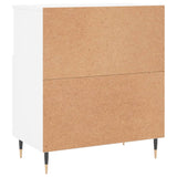 Sideboards 2 pcs White Engineered Wood 3190117