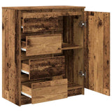 Sideboard with Drawers Old Wood 71x35x84 cm Engineered Wood 861587