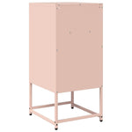 ZNTS Bedside Cabinet Pink 36x39x78 cm Cold-rolled Steel 853411