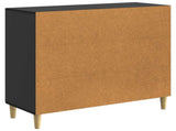 Sideboard Black 89 x 34.5 x 80 cm Engineered Wood 894646