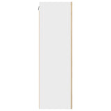 Hanging Cabinet Artisan Oak and White 50 x 31 x 100 cm 884353