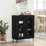 Sideboard Black Oak 69.5 x 34 x 90 cm Engineered Wood 887206