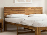 Live Edge Headboard ROSTOCK Natural 150 cm Solid Acacia Wood 903156