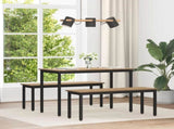 Dining Tables 110 x 100 x 75 cm METAL 892637